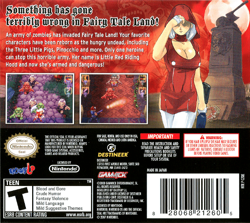 Little Red Riding Hood's Zombie Bbq — Box back