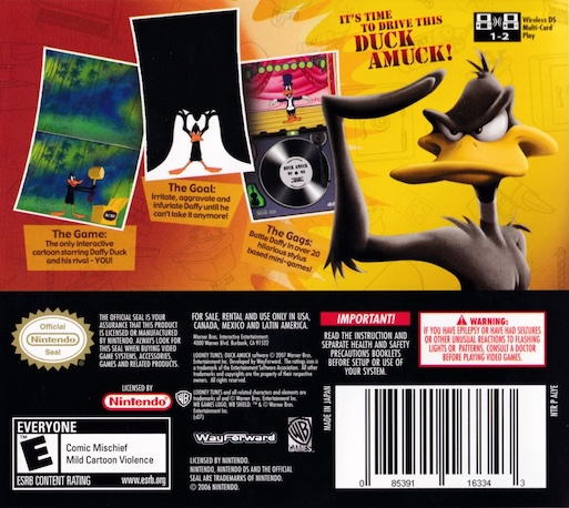 Looney Tunes - Duck Amuck — Box back