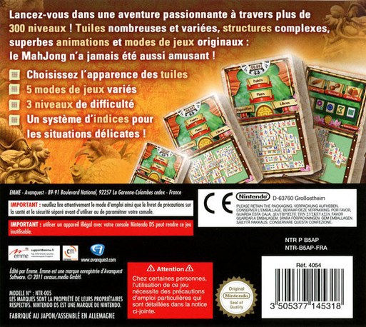 Mahjong 300 — Box back