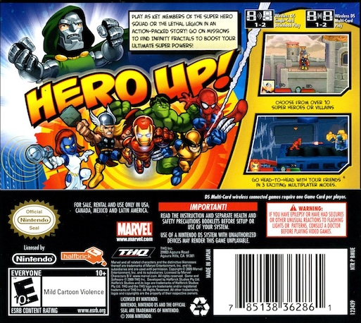 Marvel Super Hero Squad — Box back