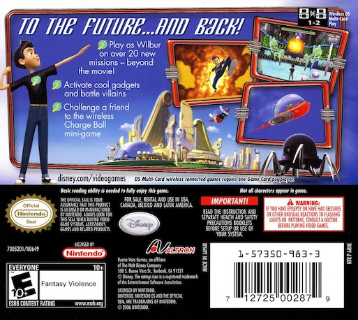 Meet The Robinsons — Box back