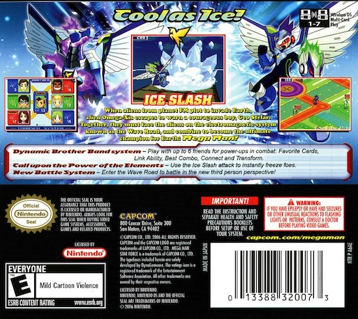 Mega Man Star Force - Pegasus — Box back