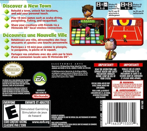 MySims — Box back