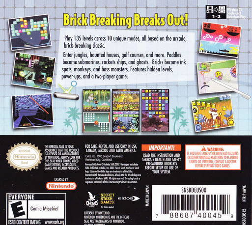 Nervous Brickdown — Box back