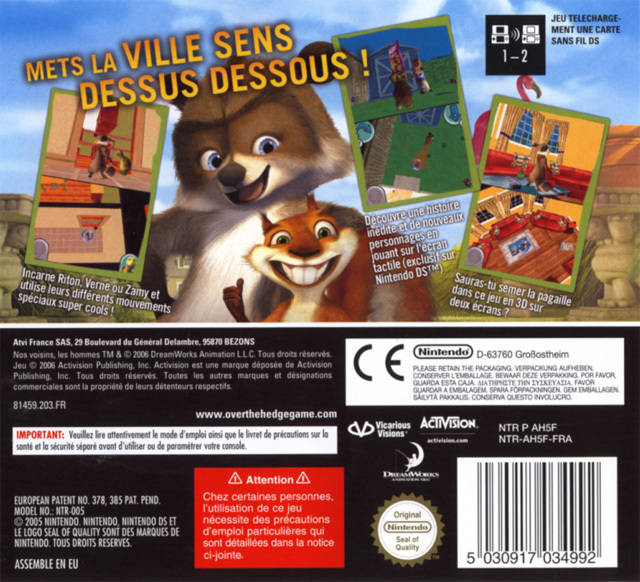 Nos Voisins, les Hommes — Box back