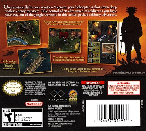 Operation : Vietnam — Box back