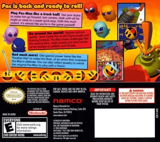 Pac'n Roll — Box back