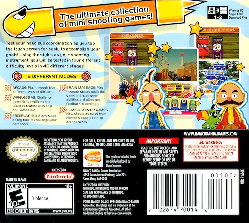 Point Blank Ds — Box back