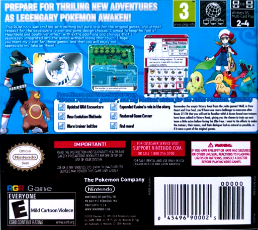 Pokemon : True Soul — Box back
