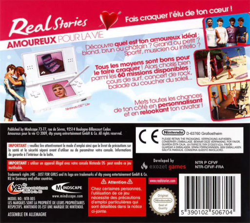 Real Stories : Amoureux pour la Vie — Box back
