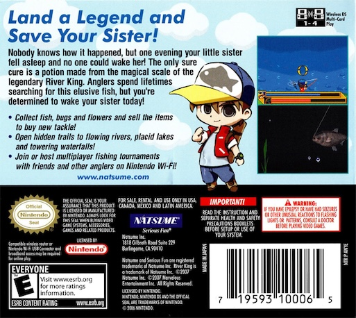 River King: Mystic Valley — Box back