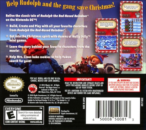 Rudolph : The Red-Nosed Reindeer — Box back