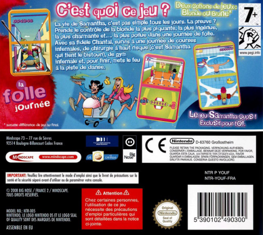 Samantha Oups! - Le Jeu — Box back