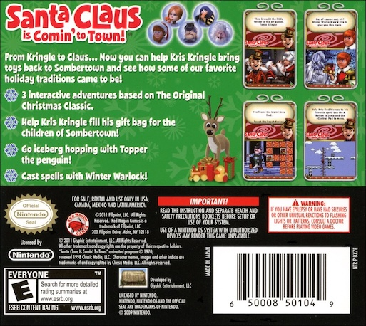 Santa Claus Is Comin' To Town — Box back