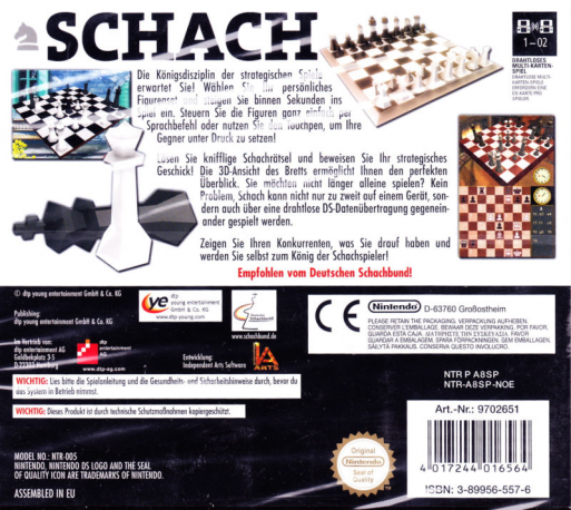 Schach — Box back