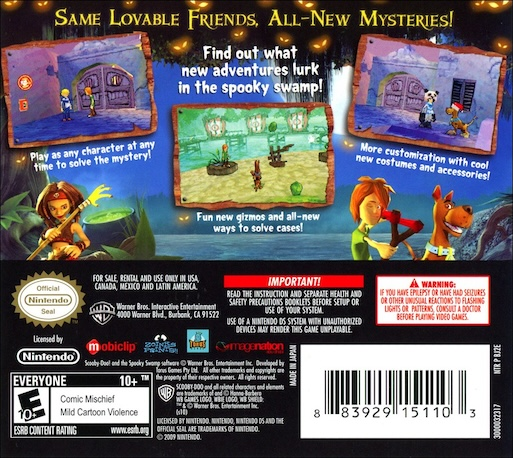 Scooby-Doo! and the Spooky Swamp — Box back