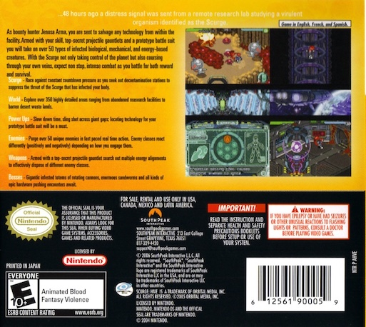 Scurge - Hive — Box back