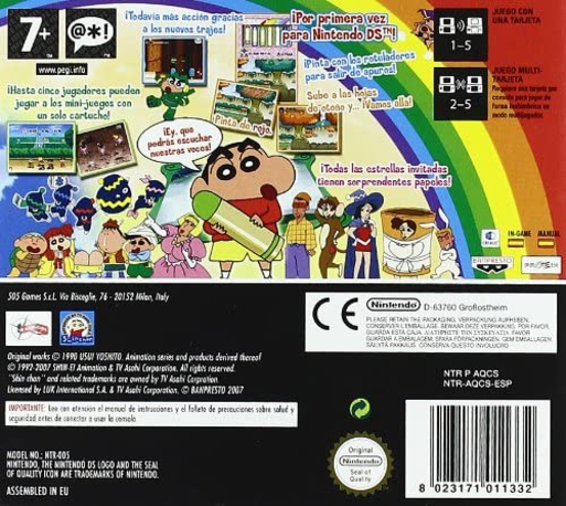 Shin chan Flipa en Colores! — Box back