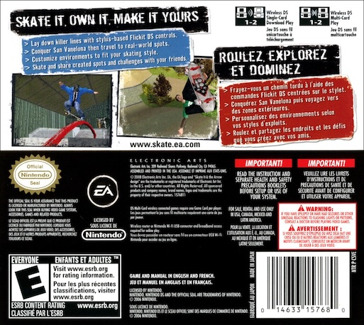 Skate It — Box back