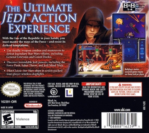 Star Wars Episode III: Revenge of the Sith — Box back