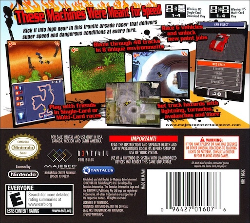 Super Speed Machines — Box back