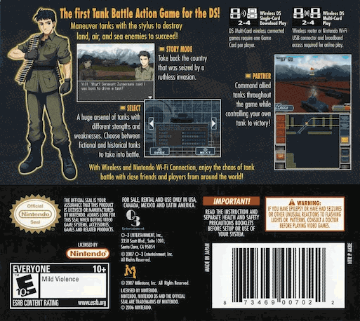 Tank Battles — Box back