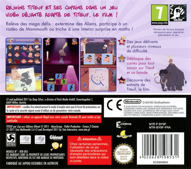 Titeuf Le Film — Box back