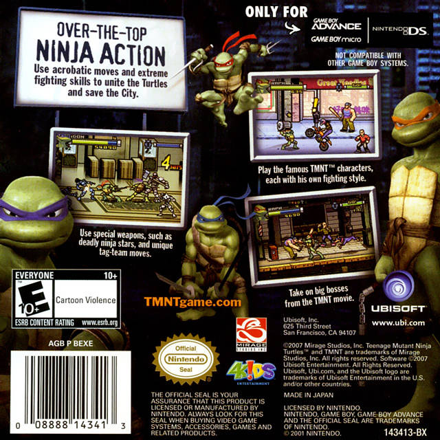 Tmnt — Box back