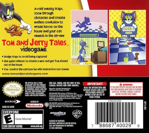 Tom And Jerry Tales — Box back
