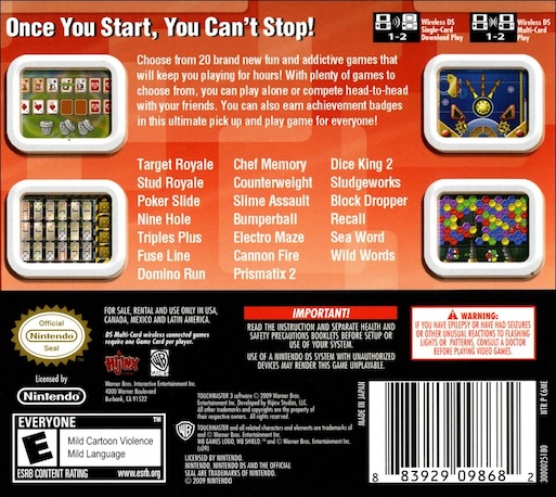 TouchMaster 3 — Box back