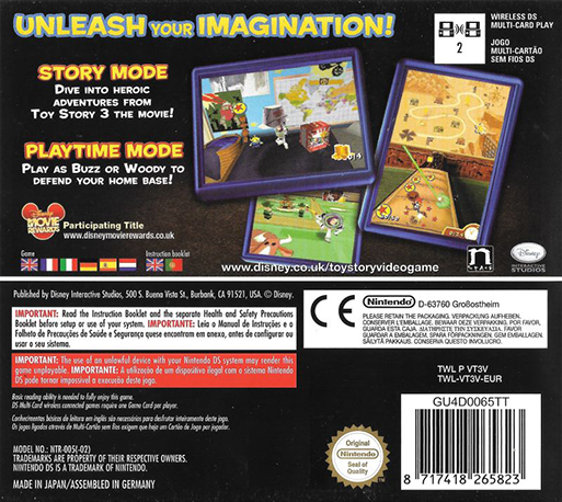 Toy Story 3 — Box back