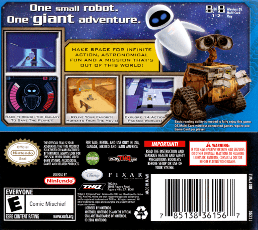 Wall-E — Box back