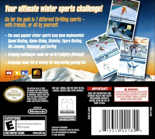 Winter Sports 2 : The Next Challenge — Box back