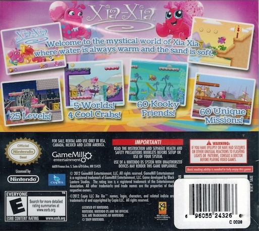 Xia-xia — Box back