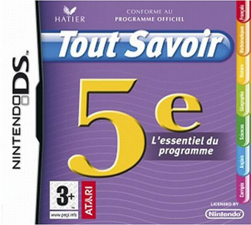 Tout Savoir 5e - L'essentiel Du Programme
