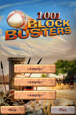 1001 Blockbusters — Title screen