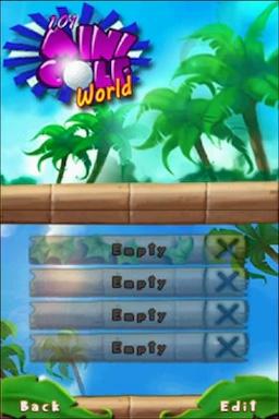 101 MiniGolf World — Title screen