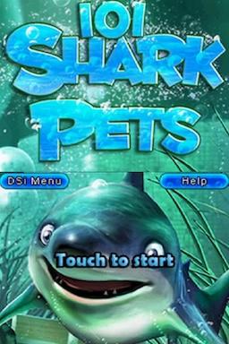 101 Shark Pets — Title screen