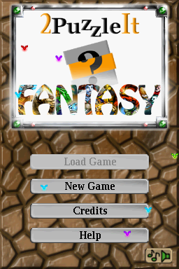 2Puzzle It - Fantasy — Title screen
