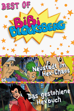 2 In 1 - Best Of Bibi Blocksberg - Neustadt Im Hex-chaos  Das Gestohlene Hexbuch — Title screen