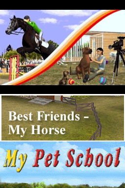 2 In 1 - My Pet School  Best Friends - My Horse — Title screen