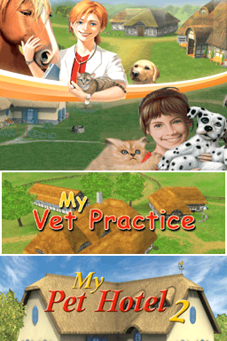 2 In 1 - My Vet Practice  My Pet Hotel 2 — Title screen