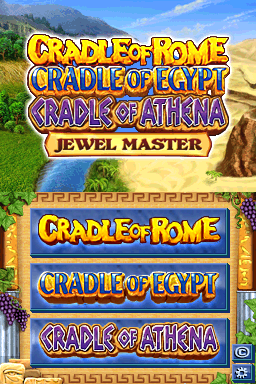 3 Game Pack! - Cradle Of Rome  Cradle Of Athena  Cradle Of Egypt — Title screen