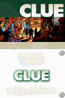 4 Game Pack! - Clue + Aggravation + Perfection + M — Title screen