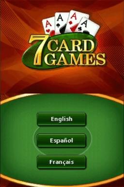 7 Card Games — Title screen