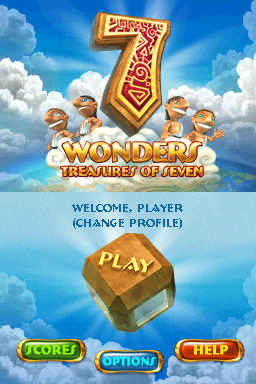 7 Wonders - Treasures of Seven — Title screen
