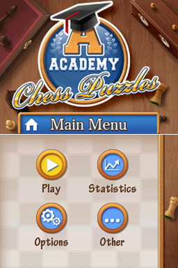 Academy Chess Puzzles — Title screen