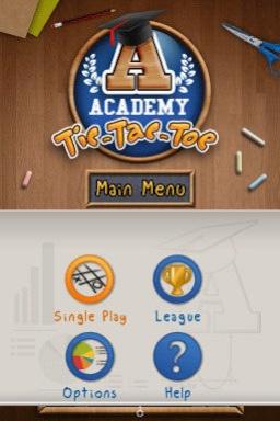Academy Tic-Tac-Toe - Noughts And Crosses — Title screen