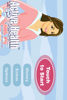 Active Health With Carol Vorderman — Title screen