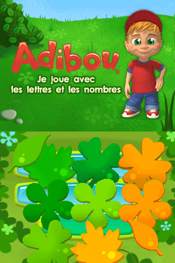 Adibou : Je Joue avec les Lettres et les Nombres — Title screen